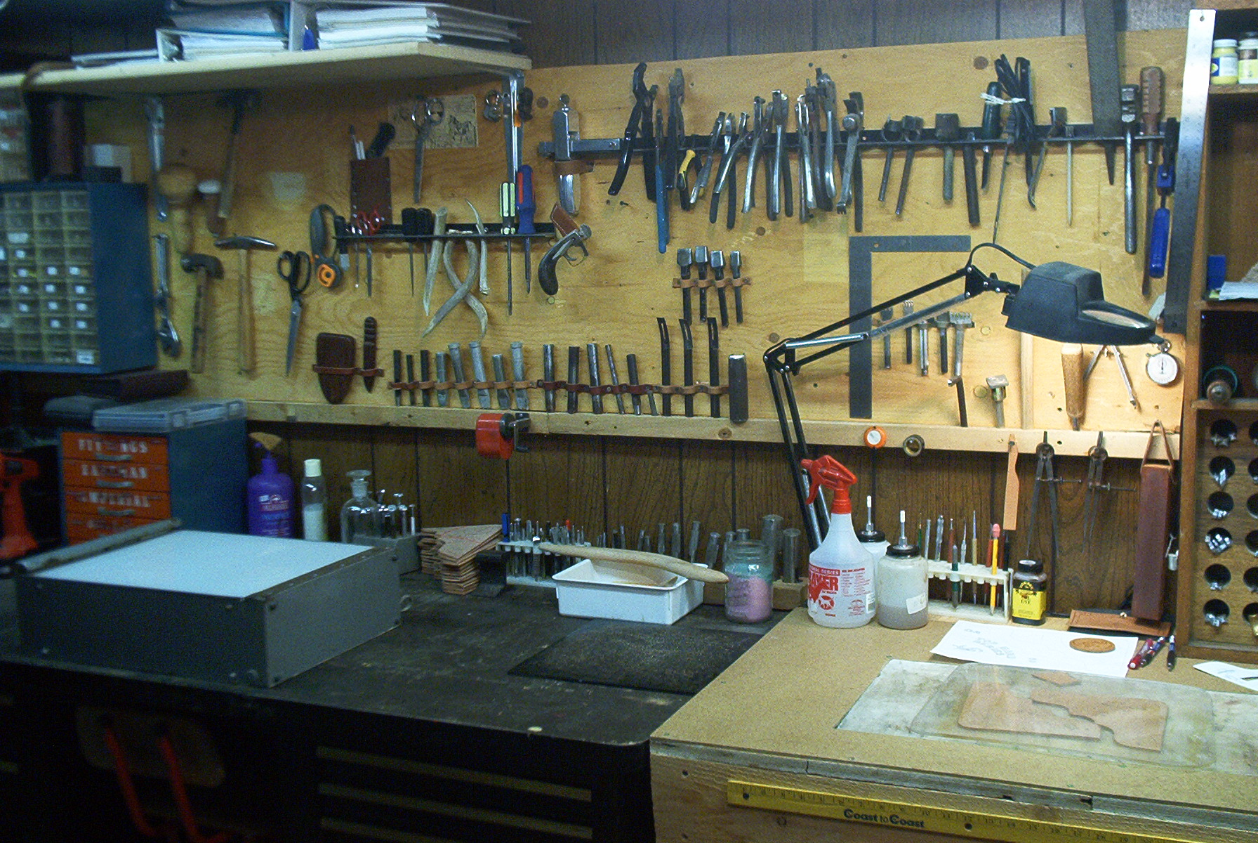 Tool Racks Leather Tools